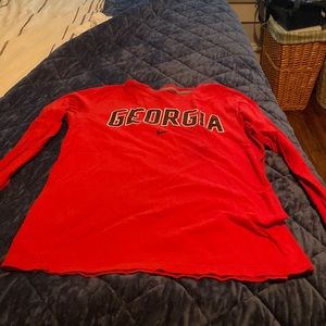 Georgia LS shirt size medium Nike LS
